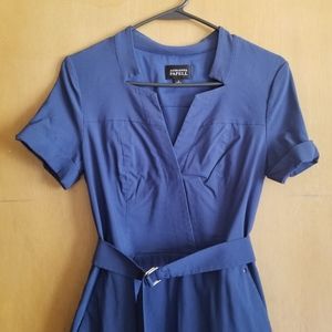 Adrianna Papell Blue Dress Professional Attire